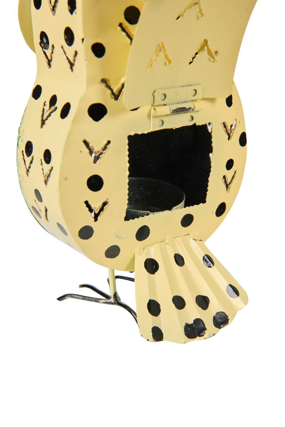 Novità Home Decor - Owl Con Pois Porta Candela Moda