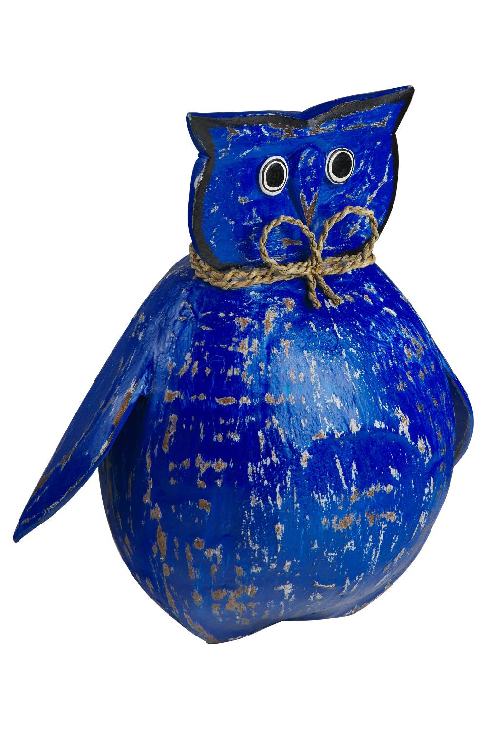 Novità Home Decor - Civetta Ali Aperte Cocco Blue Offerta Anniversario