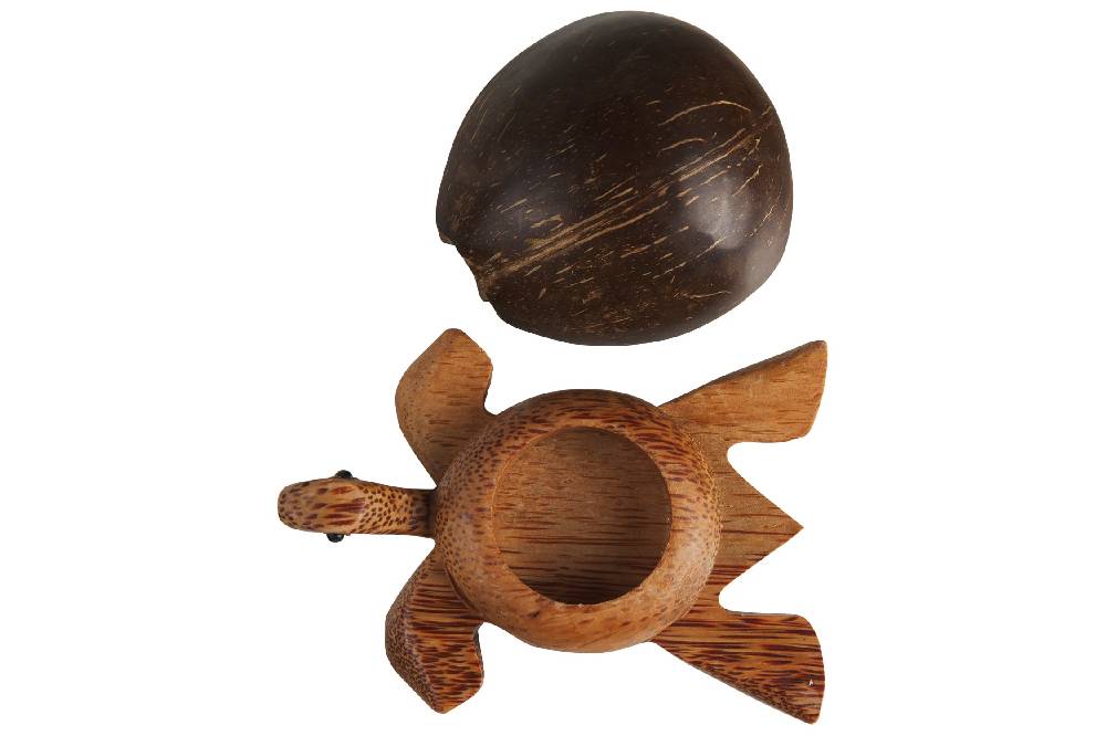 Novità Home Turtle - Porta Tea Light Carapace In Cocco Online Outlet