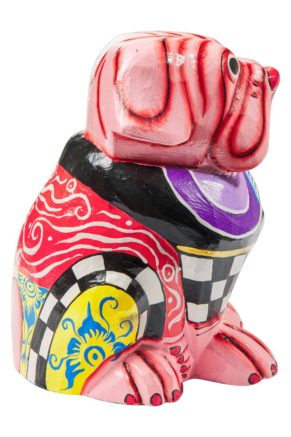 Novità Home Popart -Bulldog Rosa Giallo Nero Offerte esclusive