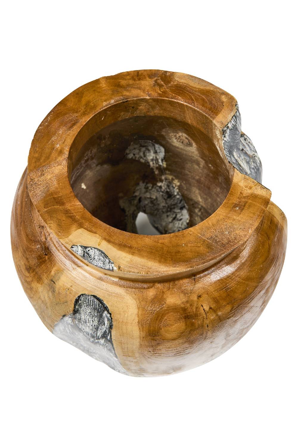 Novità Home Wood Art - Vaso Orcino Teak Bestseller