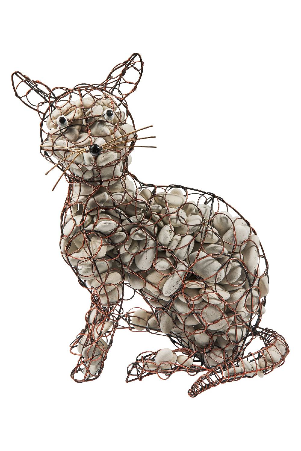 Novità Home Doorstop - Cat With Stone Ritorno libero