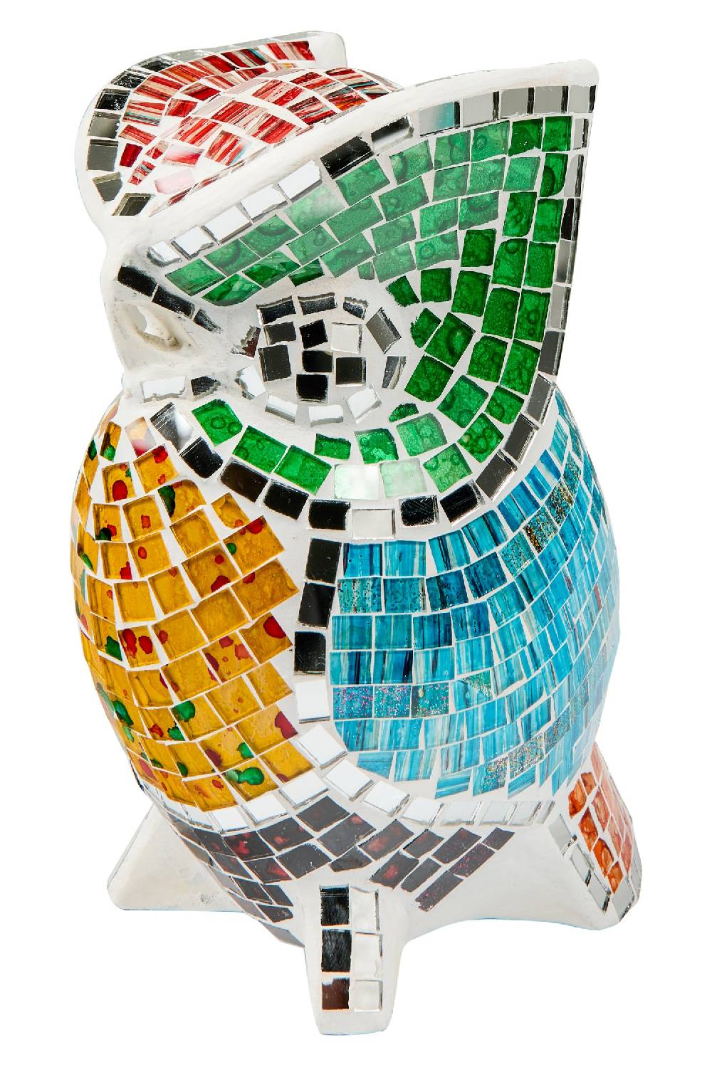 Novità Home Decor - Gufi Mosaico Set 1/2 Ultimi tre giorni