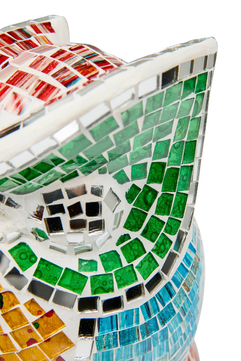Novità Home Decor - Gufi Mosaico Set 1/2 Ultimi tre giorni