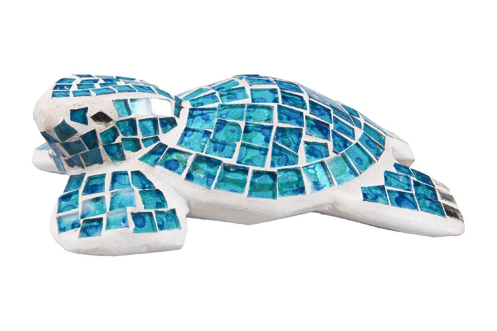 Novità Home Colour - Tartaruga Con Specchietti Azzurri Ultimo giorno