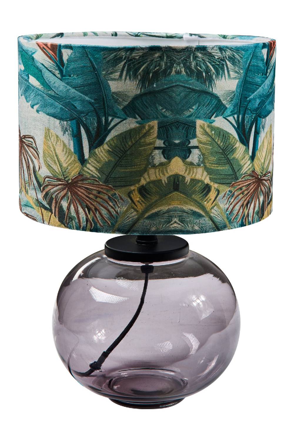 Novità Home Butterfly - Abat-Jour Cappello Velluto Turquese Fantasia Floreal Fino al 55% di sconto