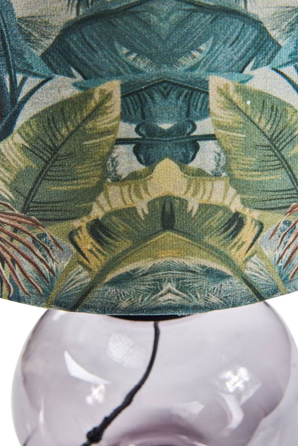 Novità Home Butterfly - Abat-Jour Cappello Velluto Turquese Fantasia Floreal Fino al 55% di sconto