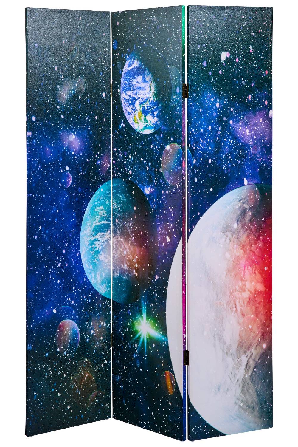 Novità Home Paravento - Universo Fronte Retro 3 Ante Canvas Super sconto