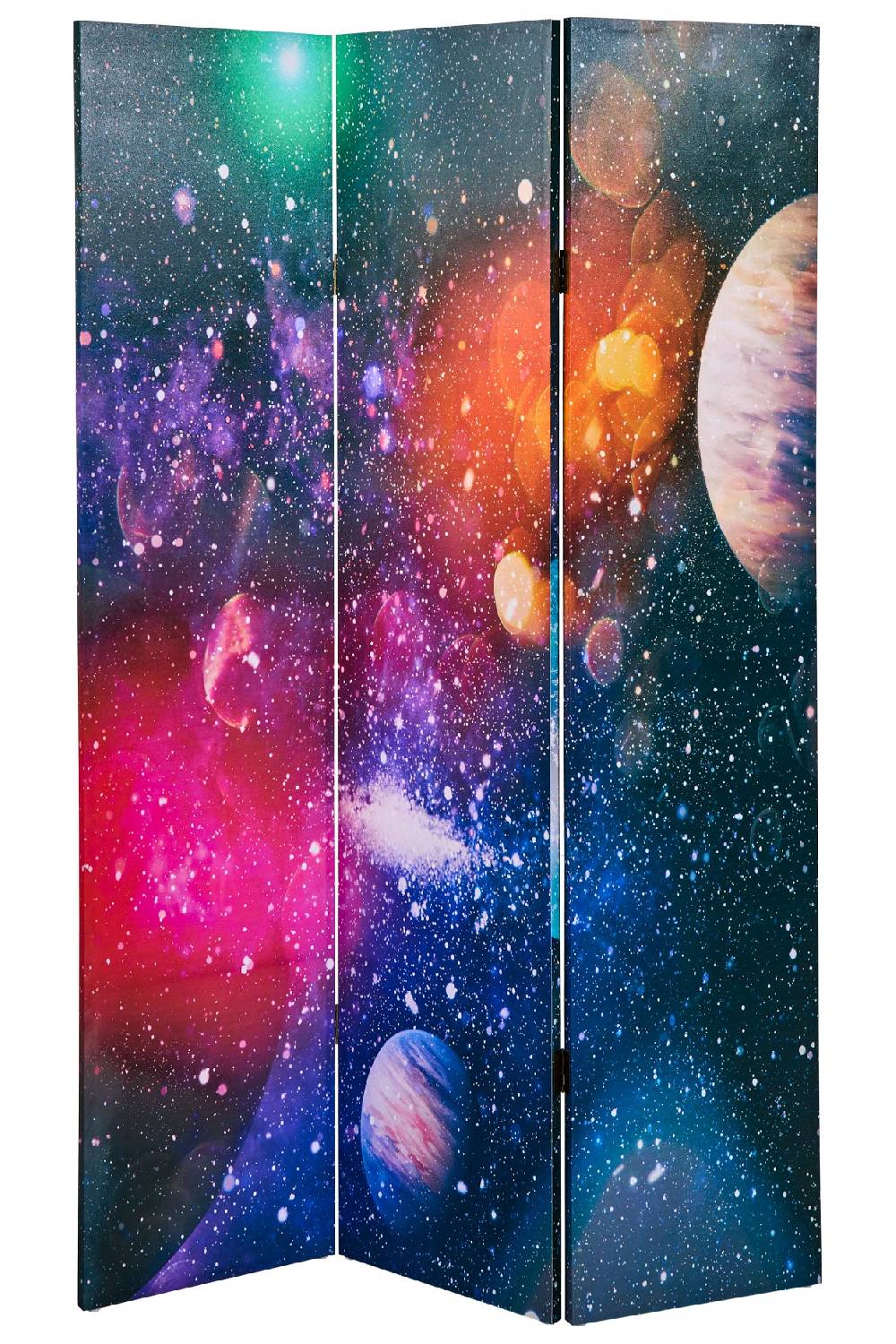 Novità Home Paravento - Universo Fronte Retro 3 Ante Canvas Super sconto