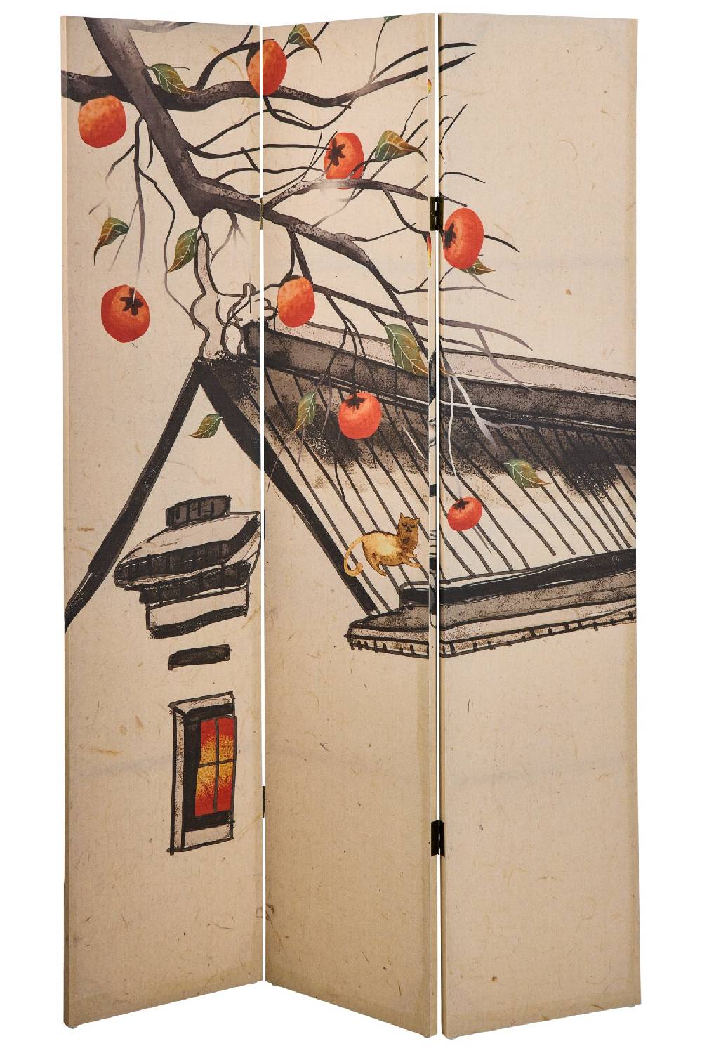 Novità Home Paravento - Magie Di Autunno Fronte Retro 3 Ante Linen Officina