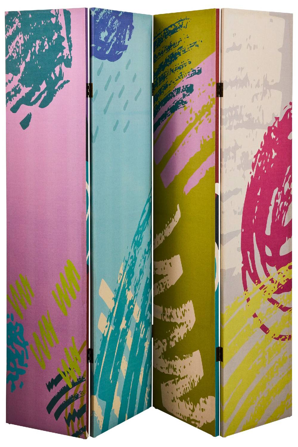 Novità Home Paravento - Day & Night 4 Ante Linen Duty-free