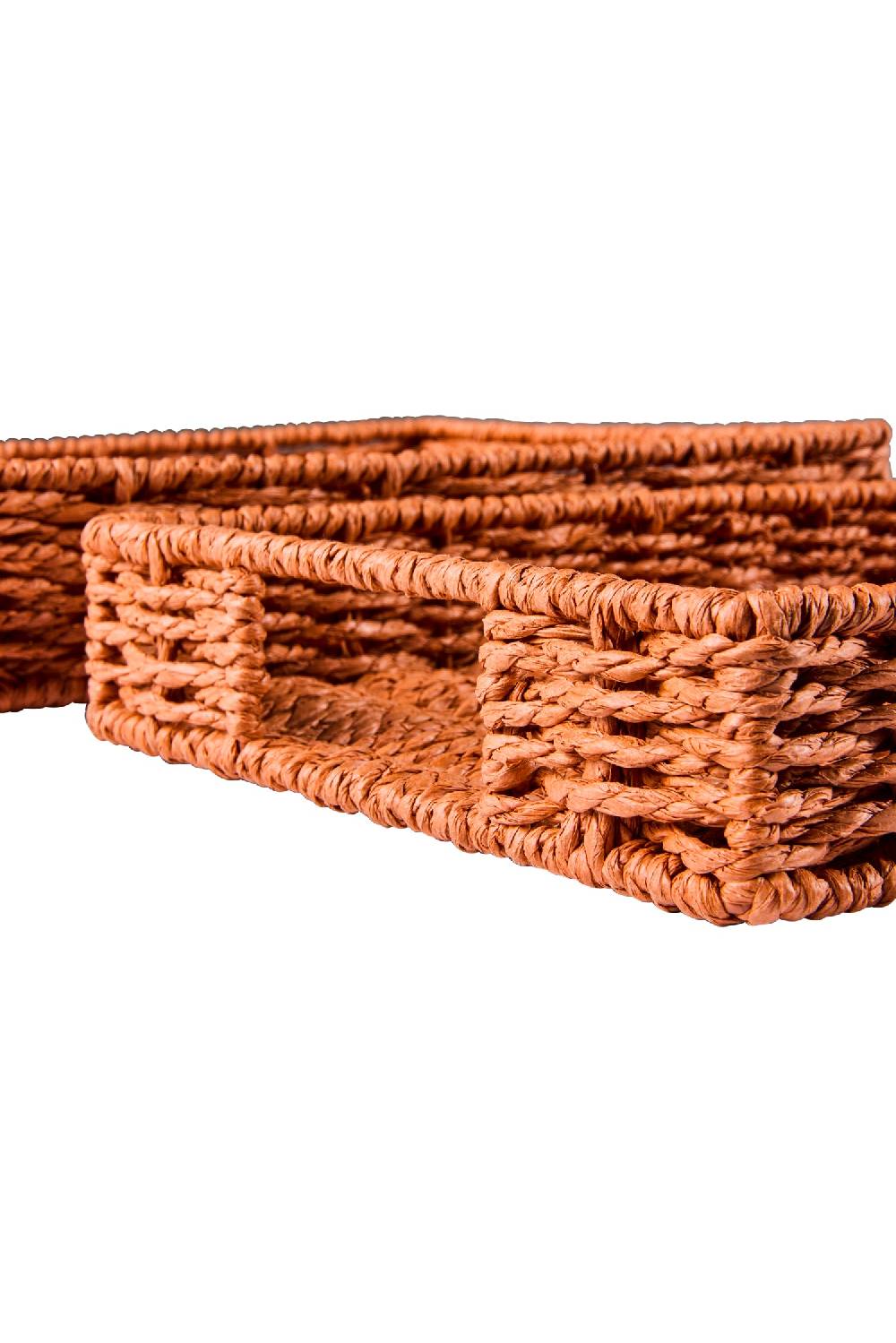Novità Home Gourmet - Cesto Vassoio Rettangolare Orange Set 1/2 2025
