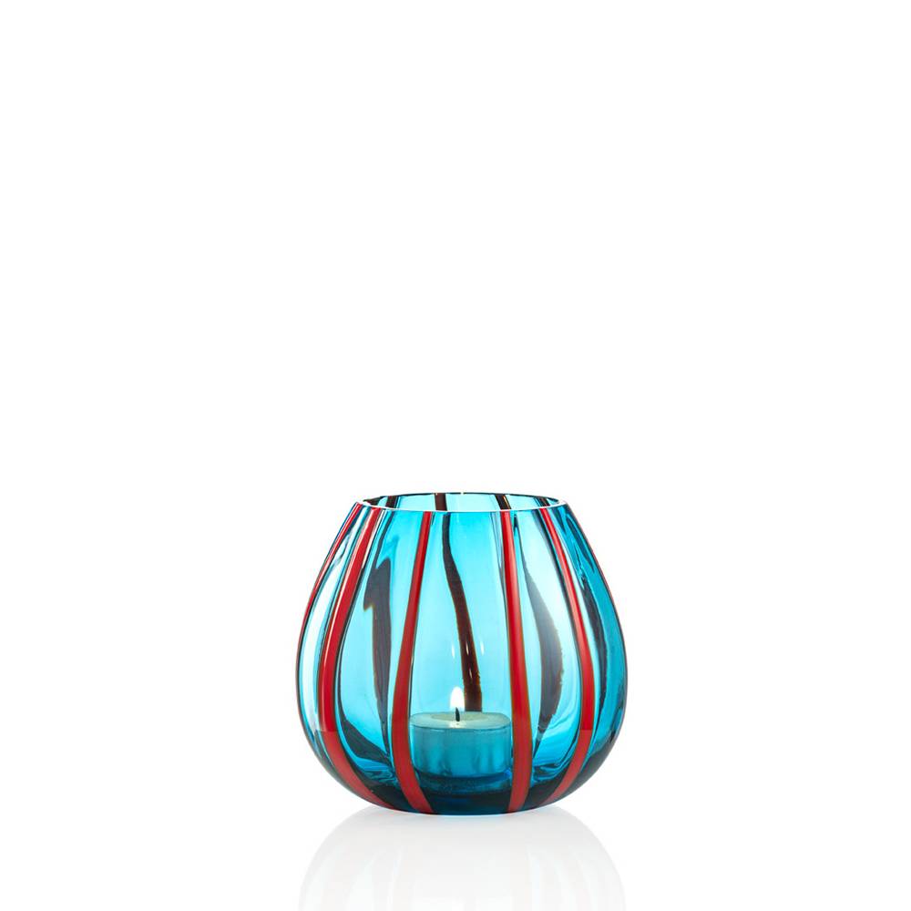 Masonmoretti Candle Holder String Aquamarine Fino al 50% di sconto