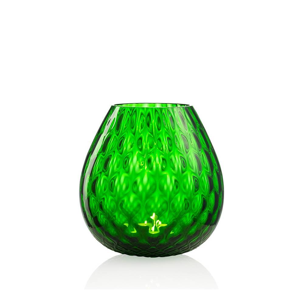Masonmoretti Candle Holder Macramè Large Green Pino 50% di sconto per tempo limitato