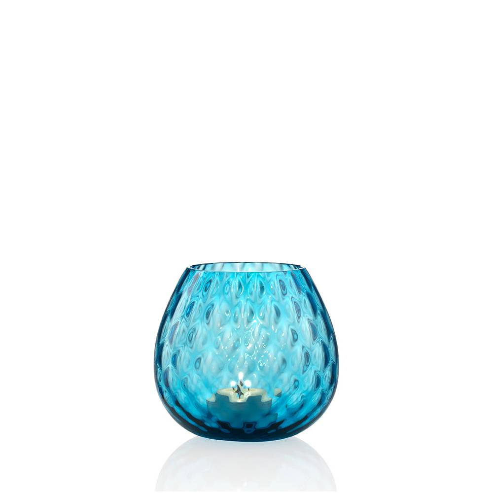 Masonmoretti Candle Holder Macramè Little Turquoise Promozione