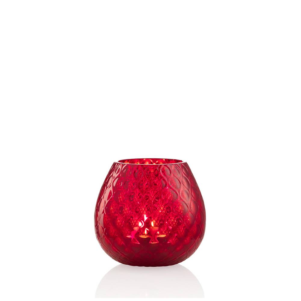 Masonmoretti Candle Holder Macramè Little Red Spedizione Gratuita