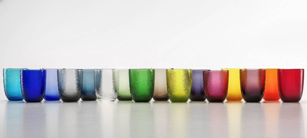 Masonmoretti Set of 16 Idra Tumblers, Torsé Collection Offerte speciali