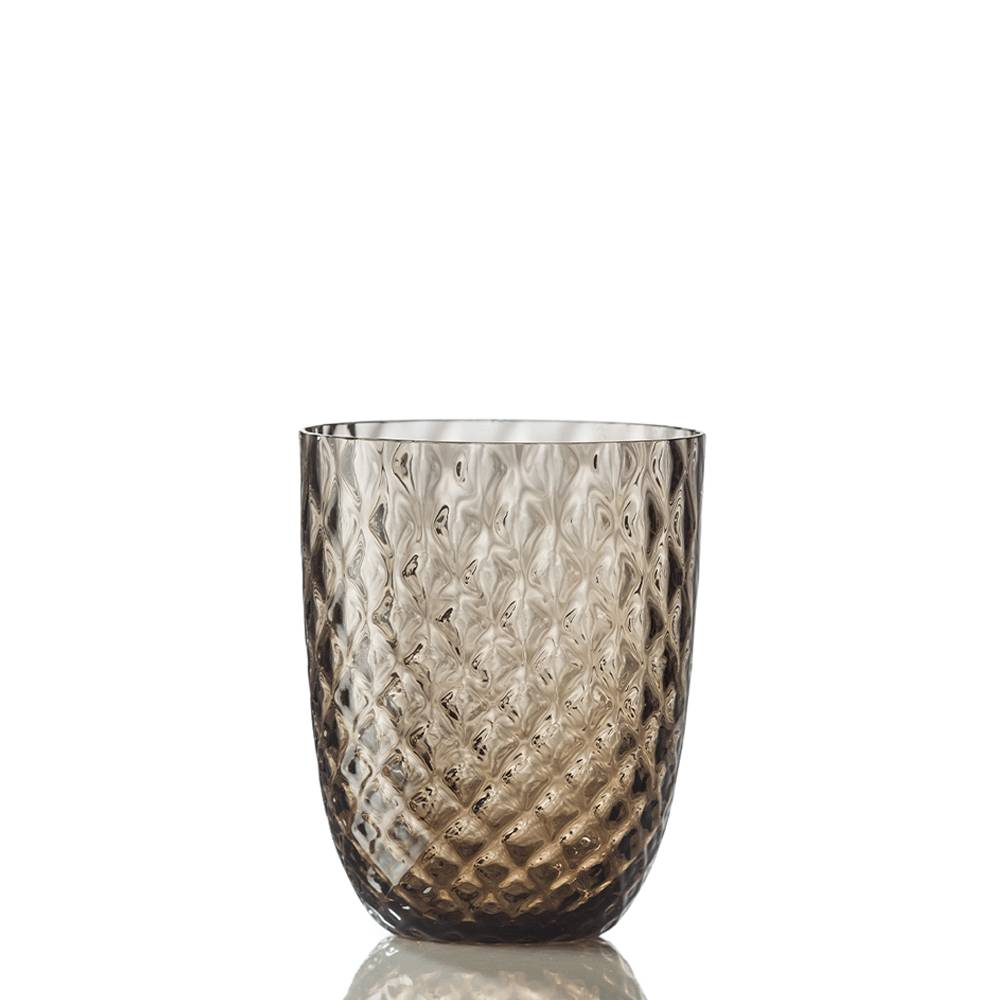Masonmoretti Water Glass Idra Balloton Brown Offerta San Valentino