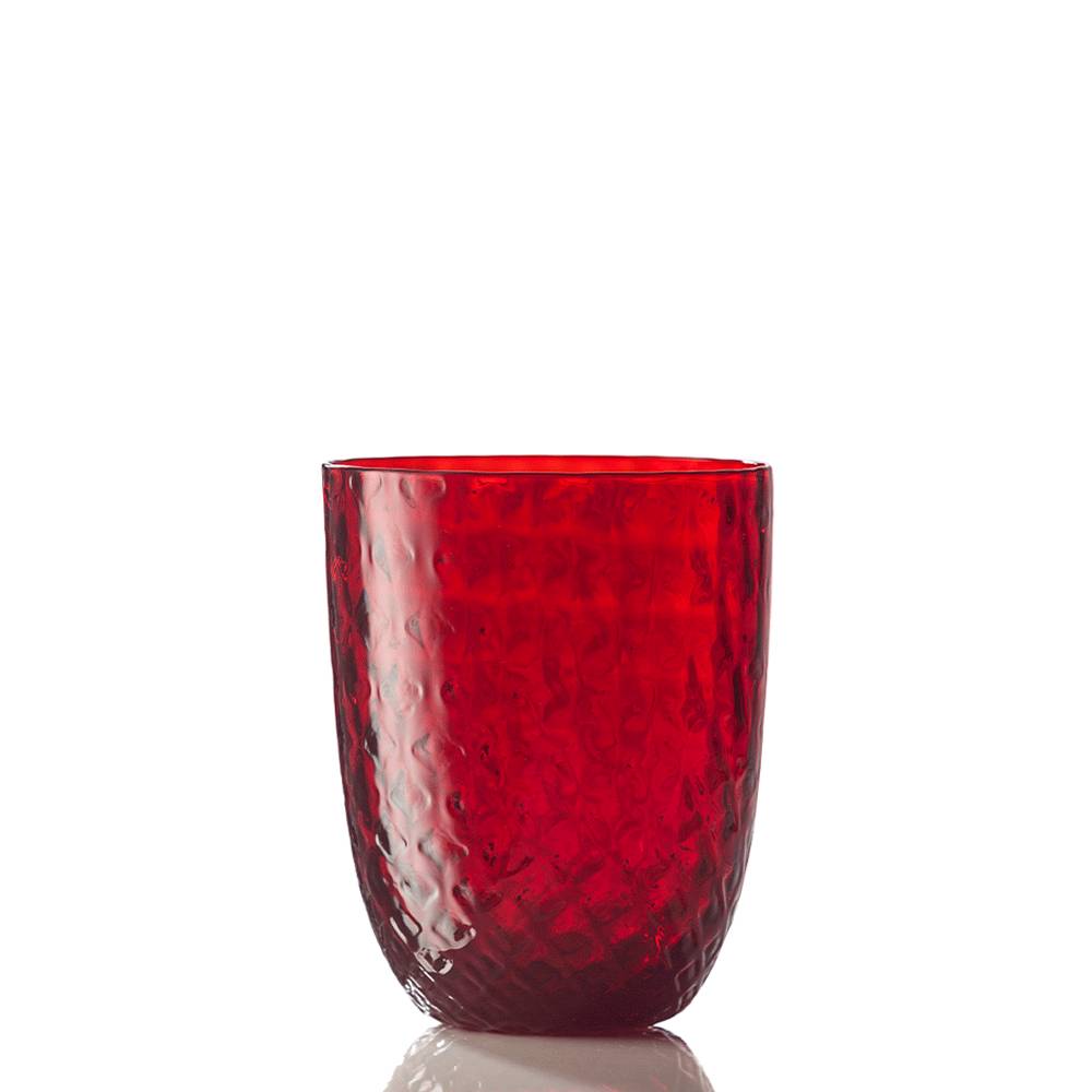 Masonmoretti Water Glass Idra Balloton Red Vendita calda
