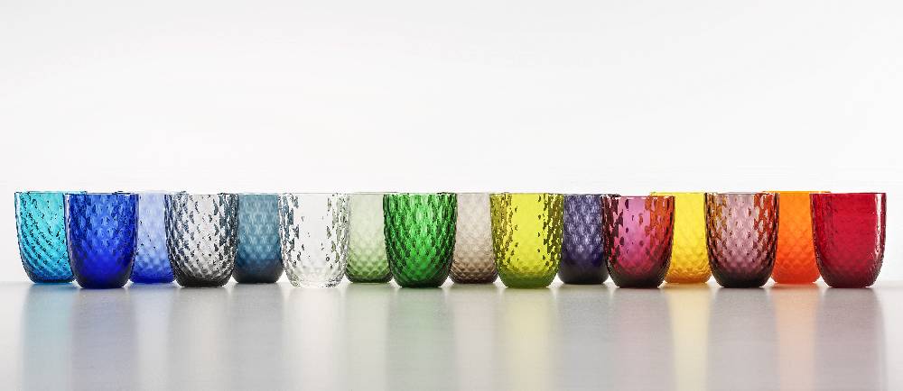 Masonmoretti Set of 16 Idra Tumblers, Balloton collection Grandi sconti