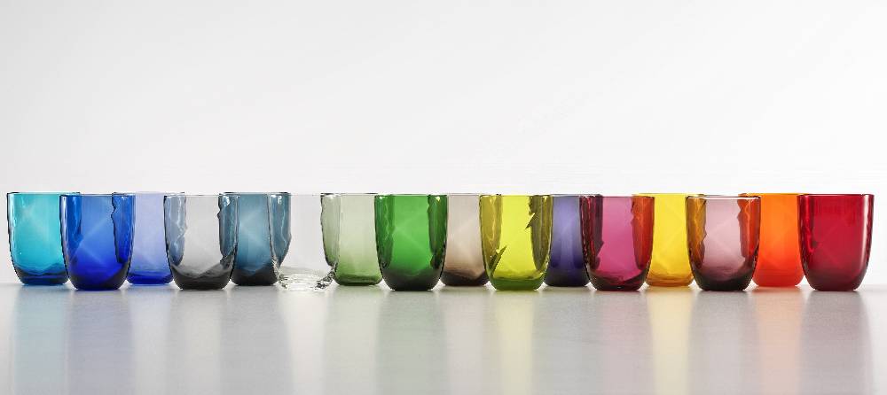 Masonmoretti Set of 16 Idra Tumblers, Lente Collection Ultimi tre giorni