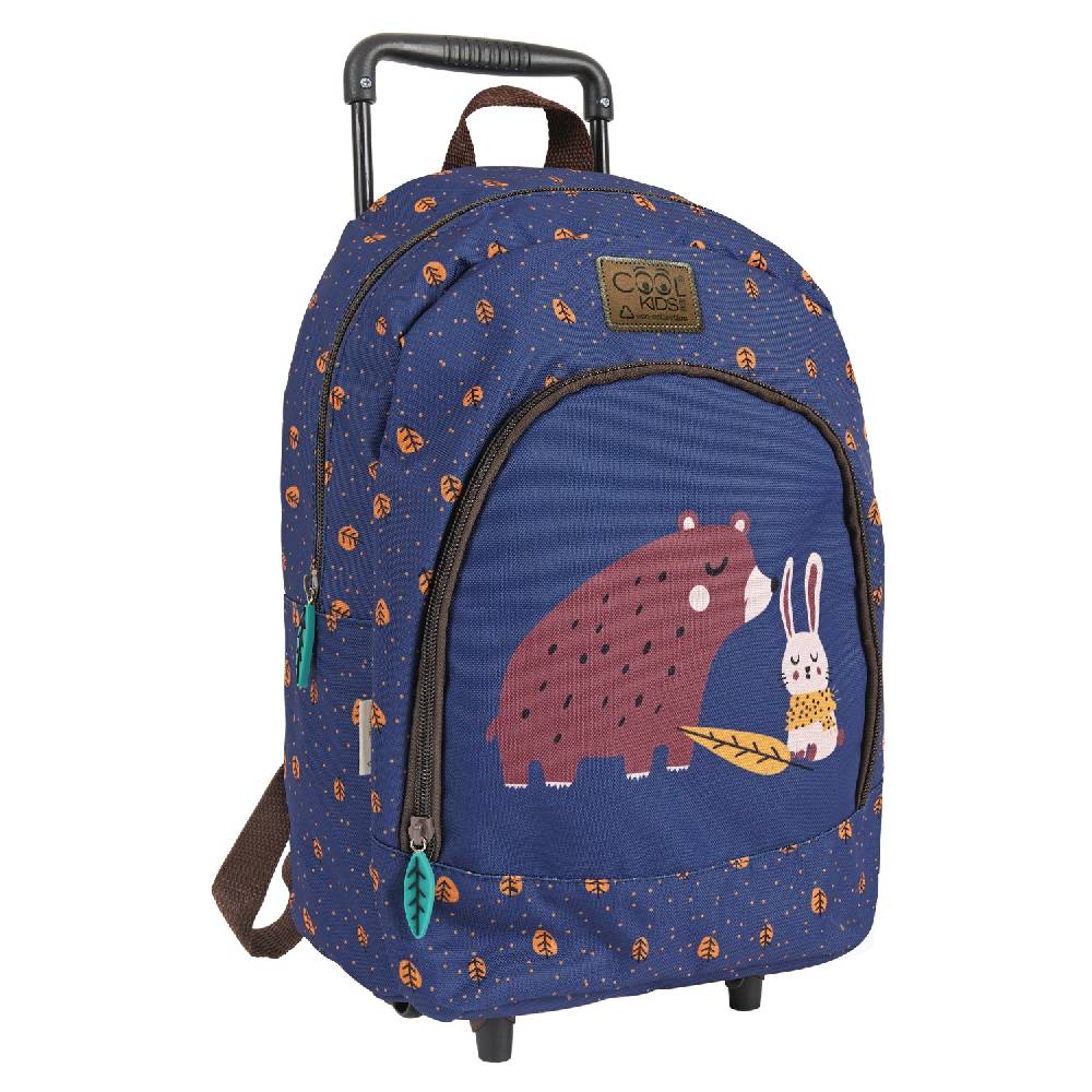 Perletti Trolley Eco con Orso e Coniglio