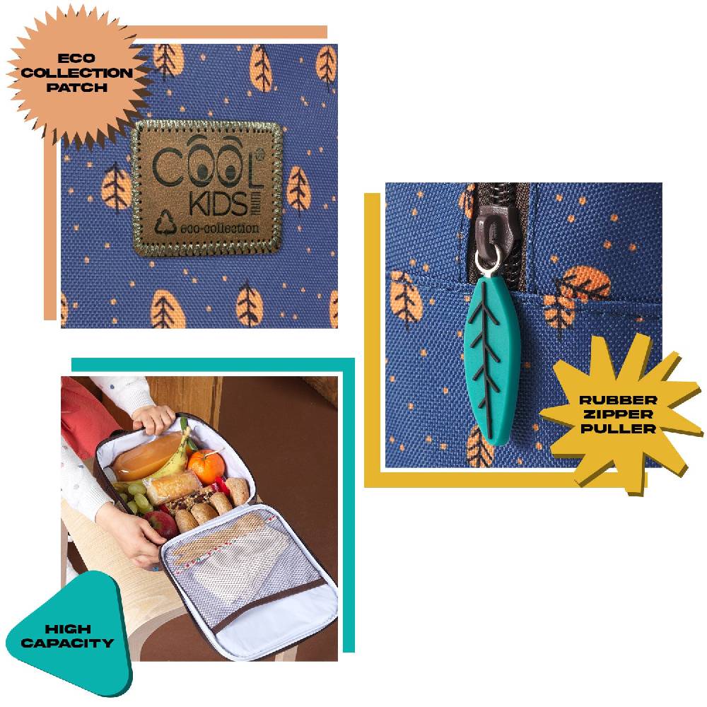 Perletti Borsa Pranzo con Orso e Coniglio Moda