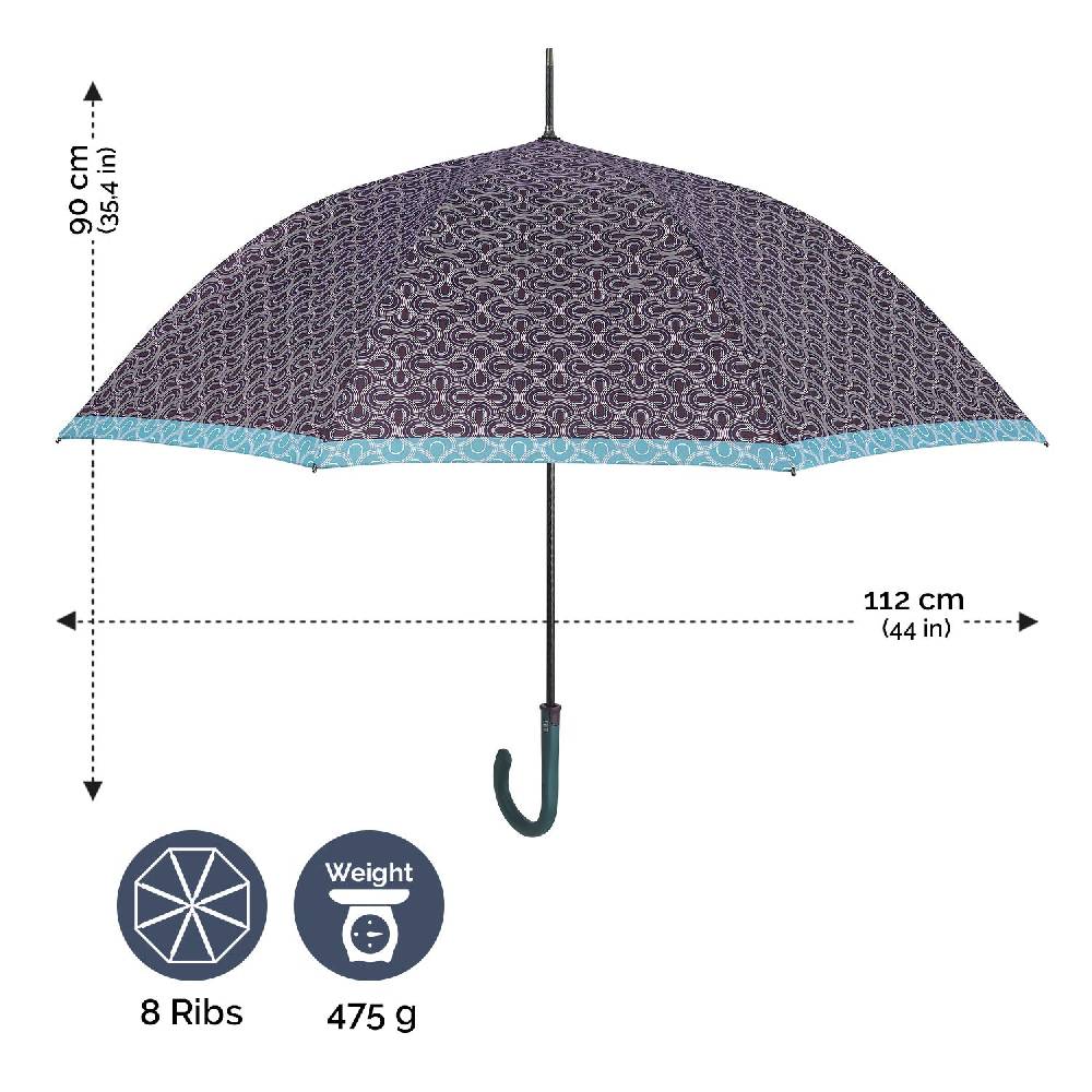 Perletti Ombrello Lungo Technology Geometrico Consegna Veloce