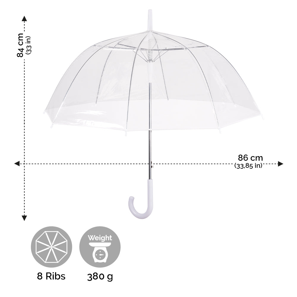 Perletti Ombrello Trasparente Sposa Outlet