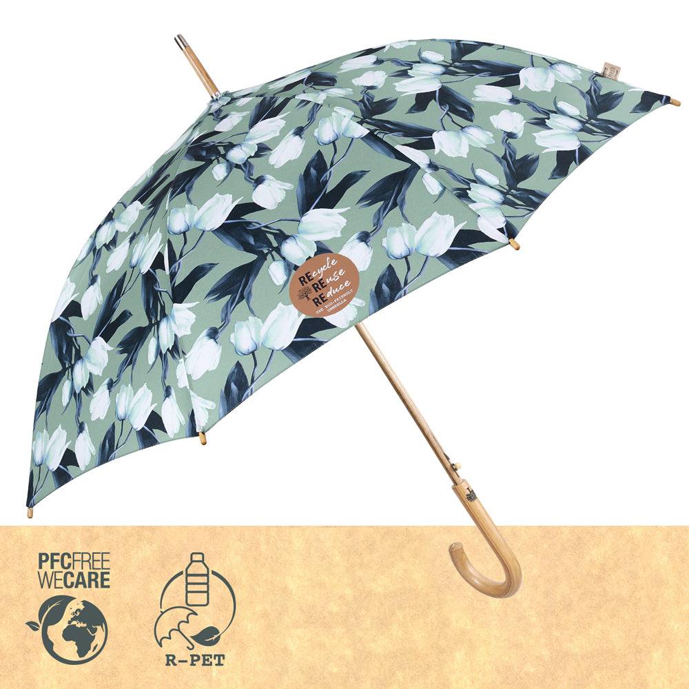 Perletti Ombrello Green Lungo Tulipani Vendite Flash