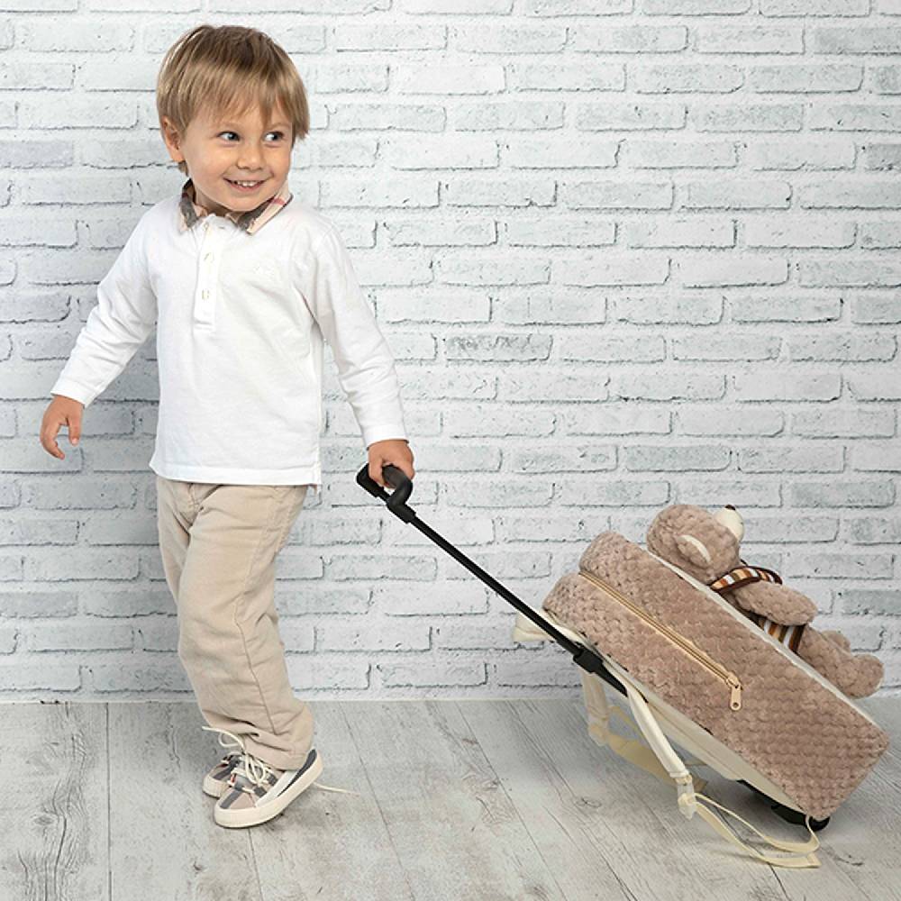 Perletti Trolley Morbido con Peluche Soddisfazione Garantita