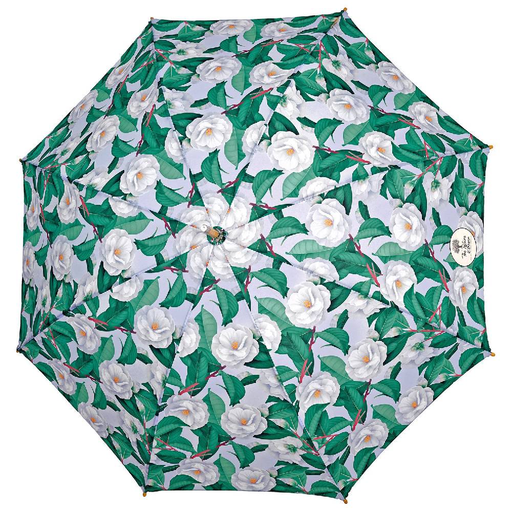Perletti Ombrello Green Lungo Camelie Acquista Ora