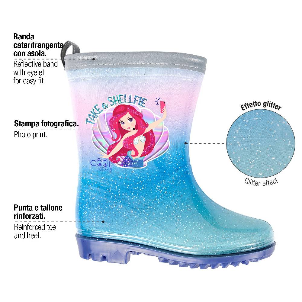 Perletti Stivaletti Sirenetta Glitter Outlet