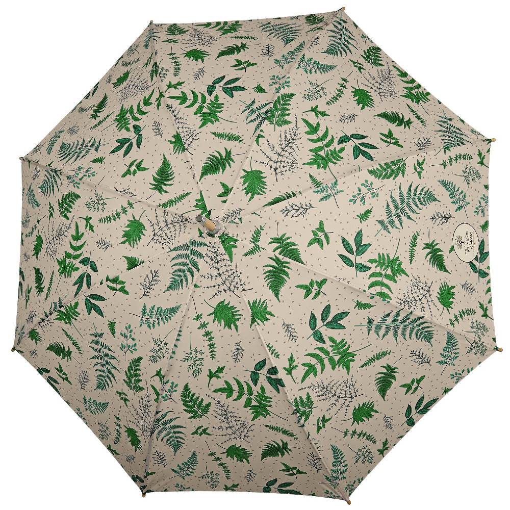 Perletti Ombrello Green Lungo Botanical In Linea