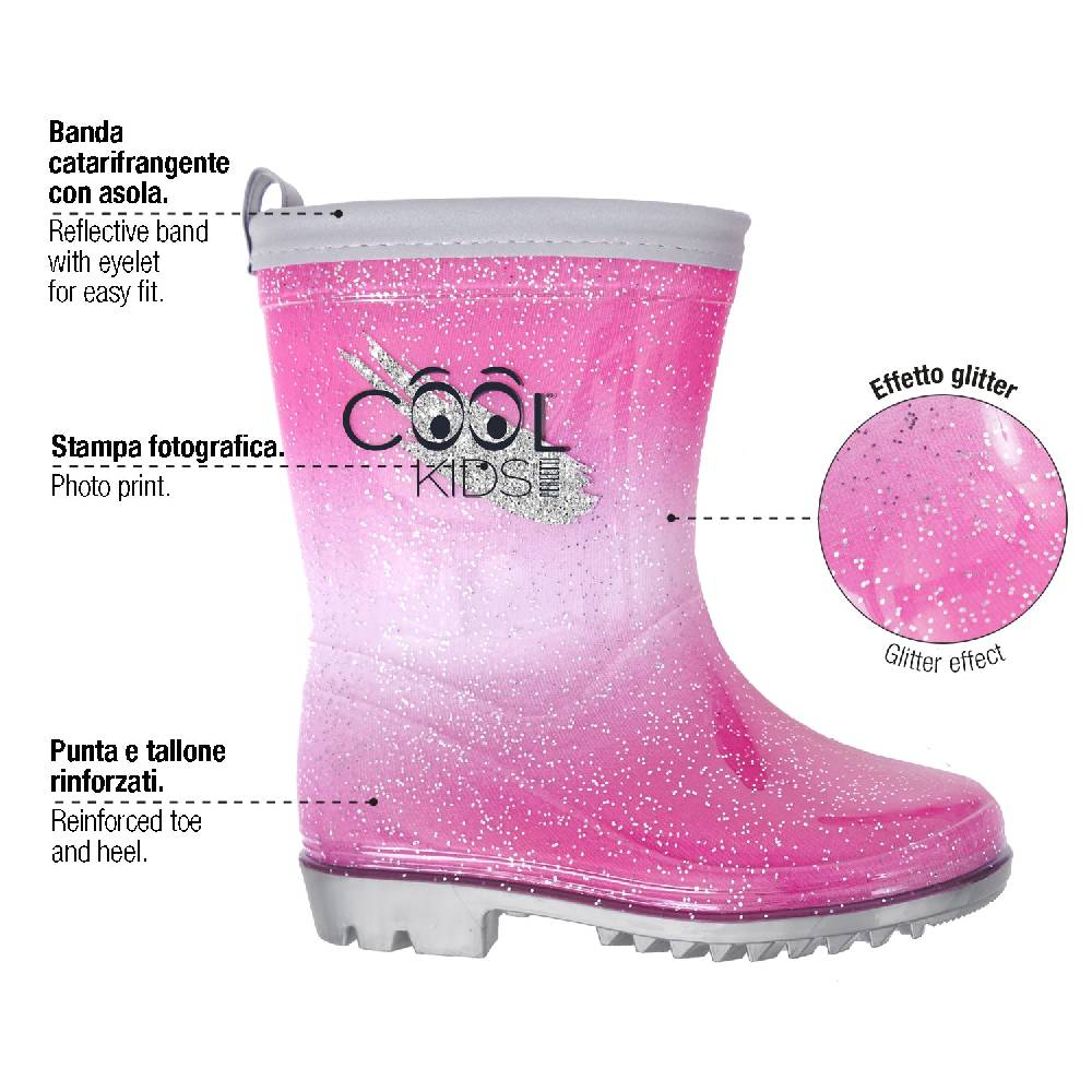 Perletti Stivaletti Rosa Glitter Prezzo Ridotto