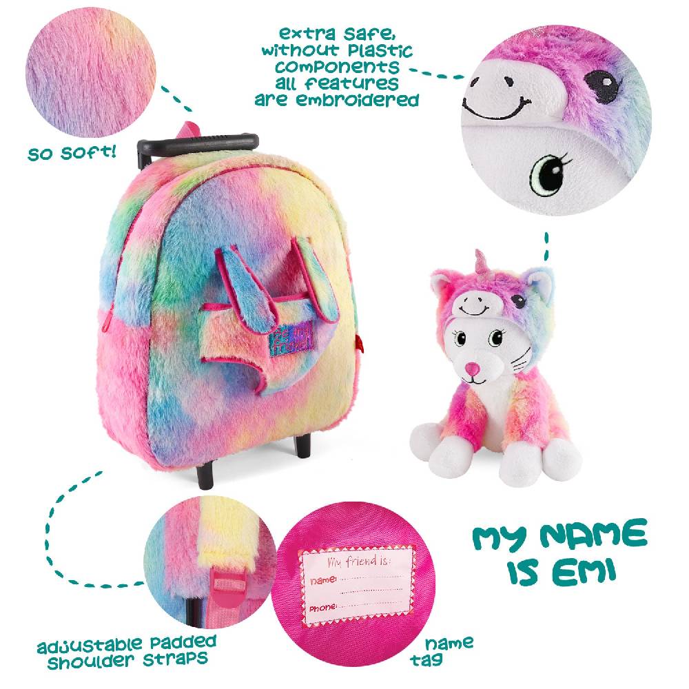 Perletti Trolley con Peluche Kawaii Promozione Limitata