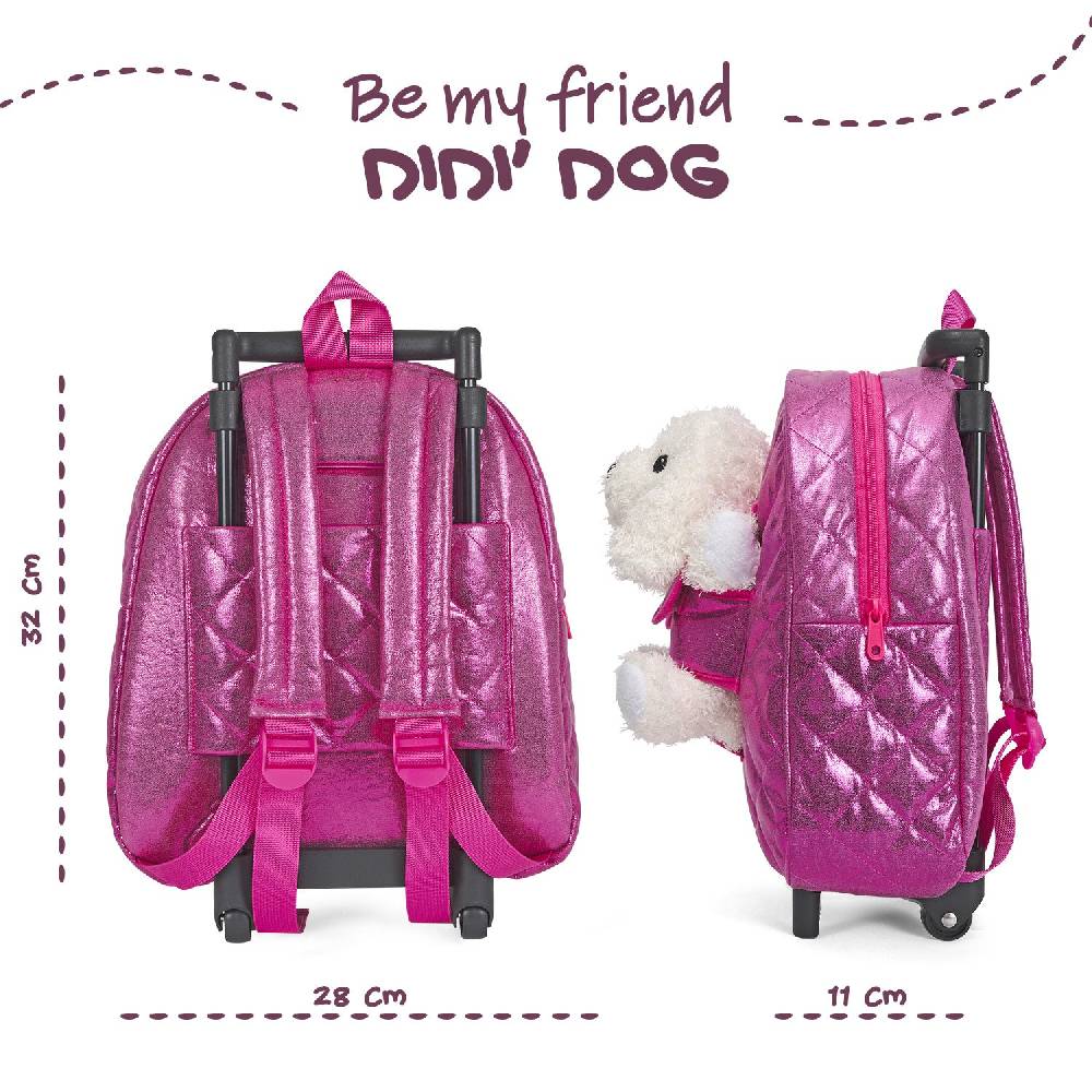 Perletti Trolley con Peluche Barboncino Fino Al -60%