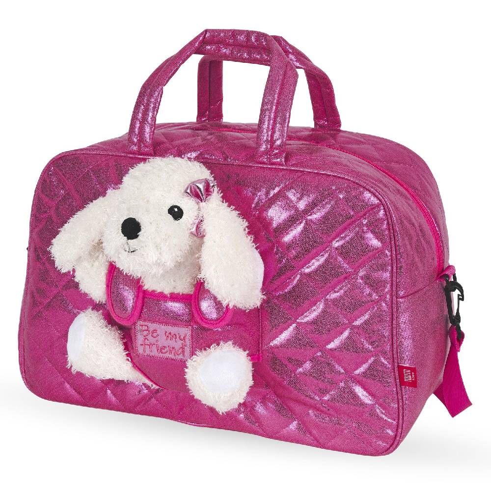 Perletti Borsa Sport con Peluche Barboncino Shopping Online