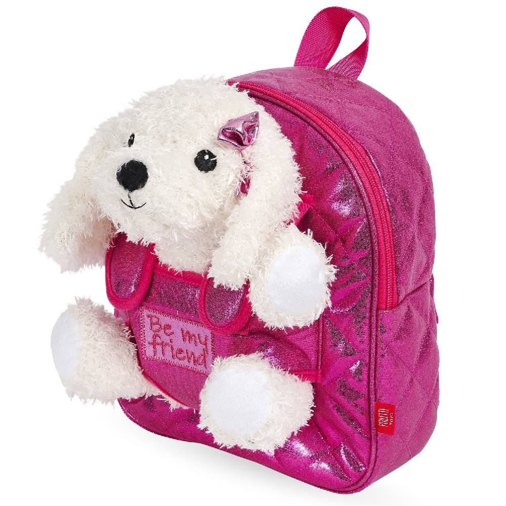 Perletti Zainetto con Peluche Barboncino Sottocosto