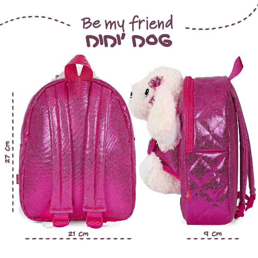Perletti Zainetto con Peluche Barboncino Sottocosto