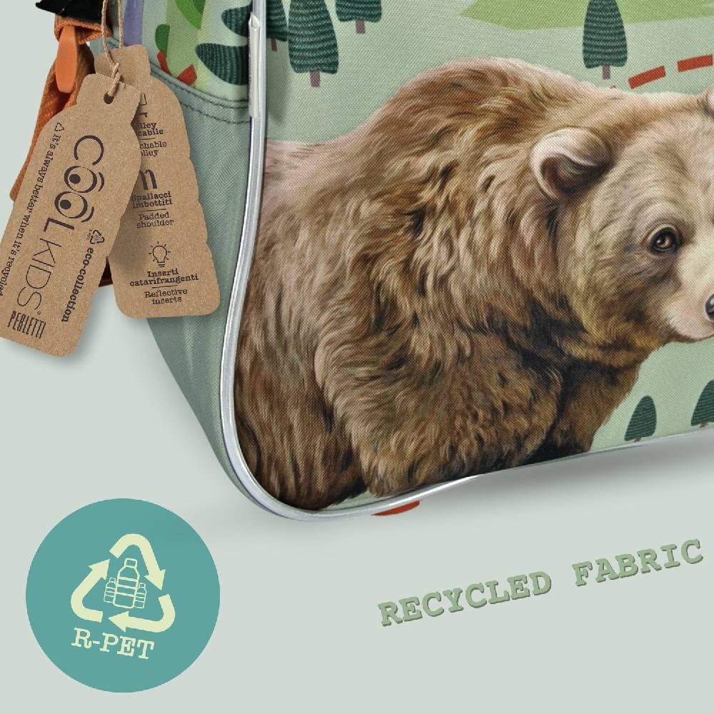 Perletti Borsa Sport Eco con Orso Presa