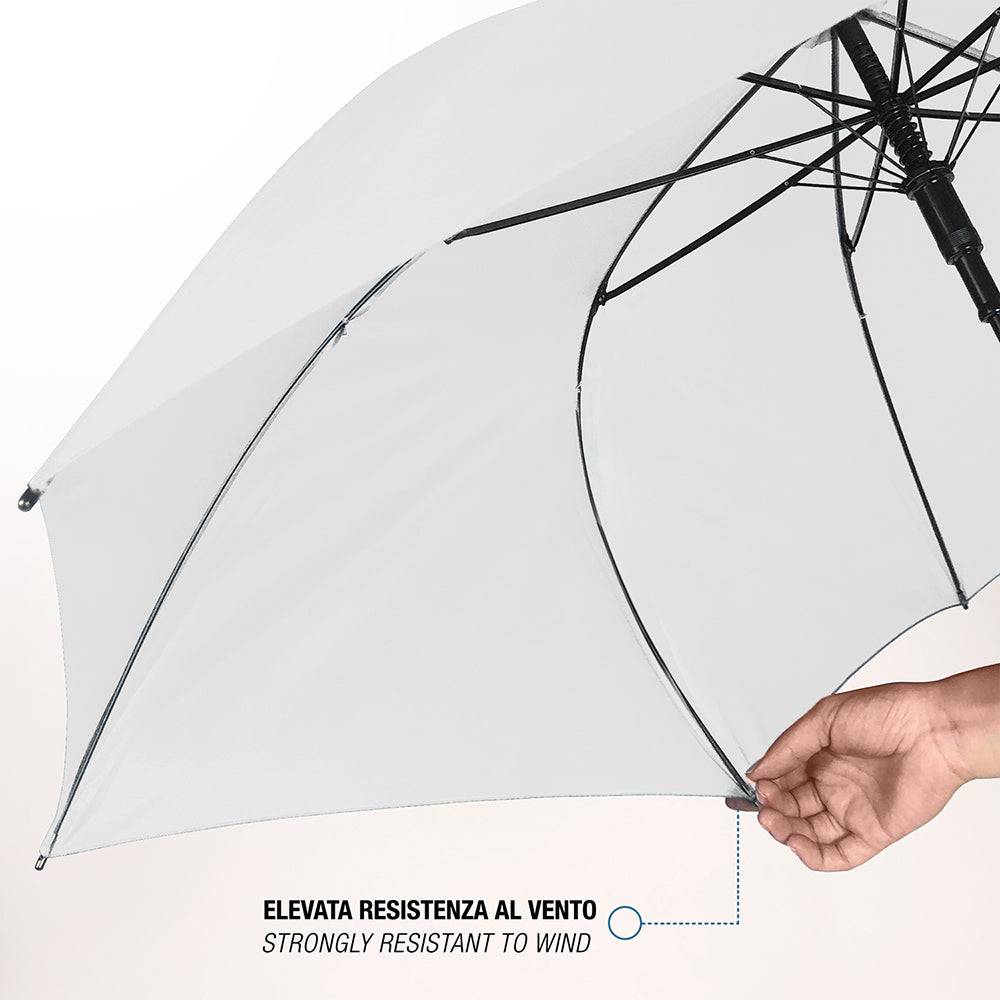 Perletti Ombrello Sposa Bianco Manico Legno 2025