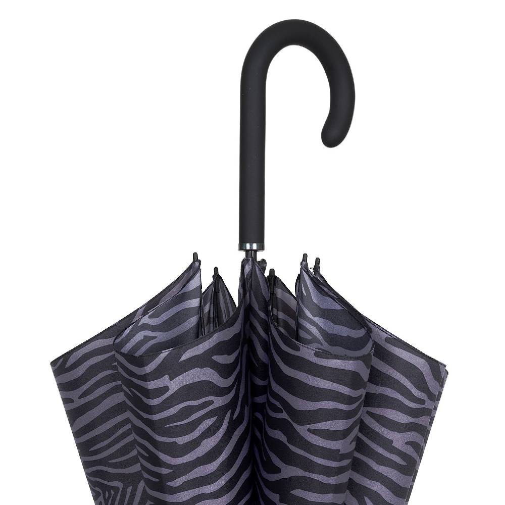 Perletti Ombrello Lungo Animalier Zebrato 2025