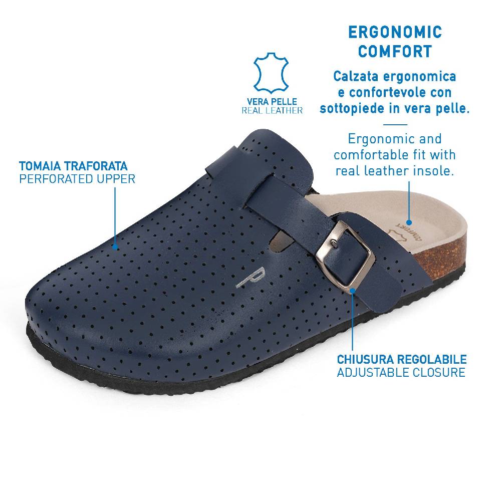 Perletti Pantofole Comfort Traforate Uomo Prezzo basso