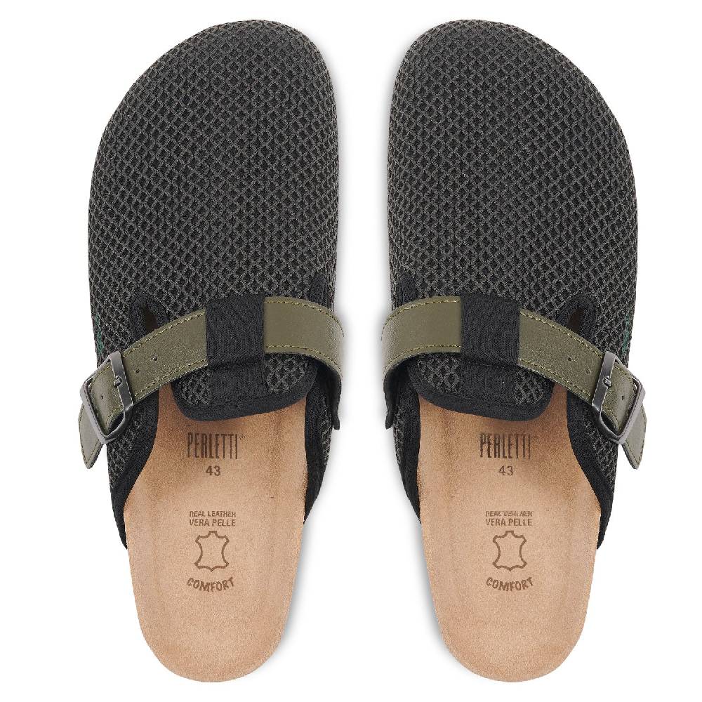 Perletti Pantofole Comfort Rete Uomo Presa