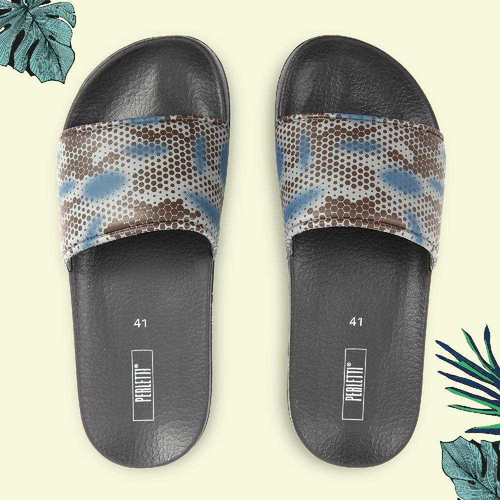 Perletti Ciabatte Camouflage a Fascia da Uomo Vendita Economica