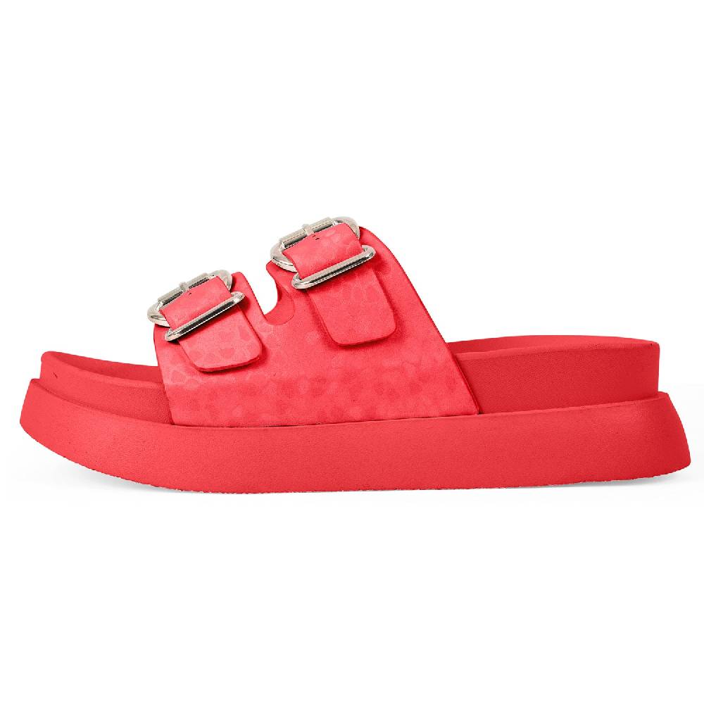 Perletti Sandalo Platform con Fibbie Shopping Online