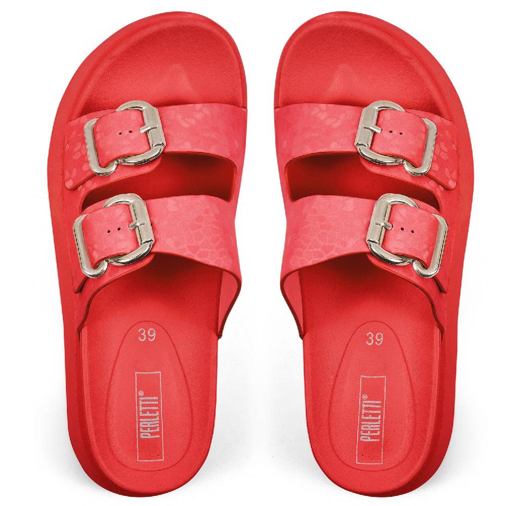 Perletti Sandalo Platform con Fibbie Shopping Online