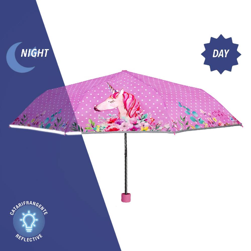 Perletti Ombrello Unicorno Lilla con Pois 50% di sconto con spedizione gratuita