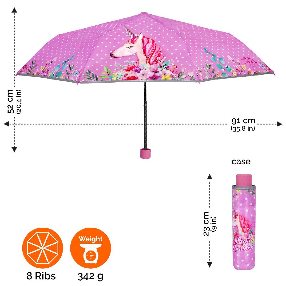 Perletti Ombrello Unicorno Lilla con Pois 50% di sconto con spedizione gratuita